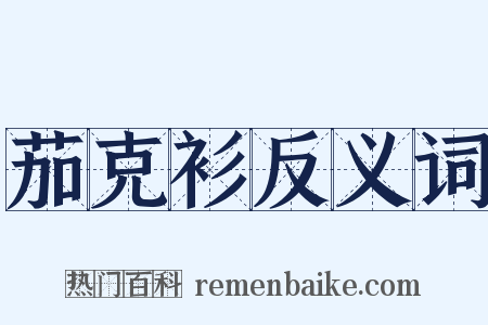 茄克衫反义词是什么意思的图片